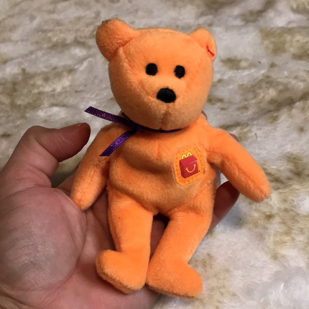 2004 TY Happy Meal The Bear McDonald’s Teenie Beanie Babies 5" Plush